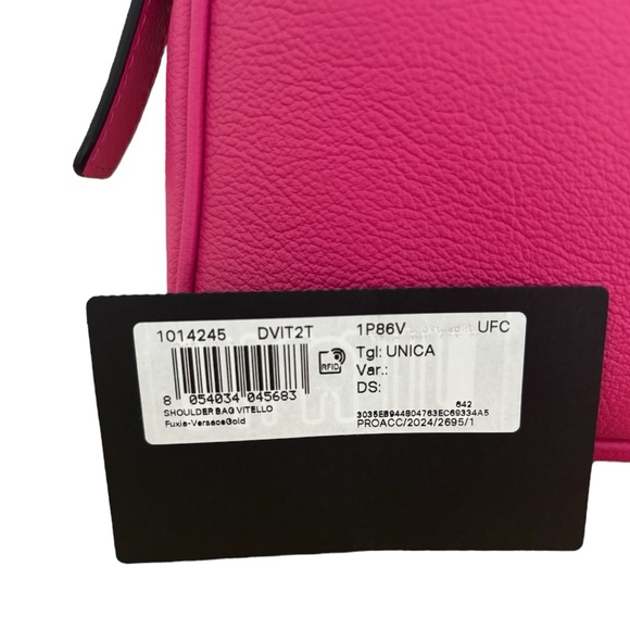 Versace La Medusa Fuchsia Shoulder Bag - Picture 6 of 8